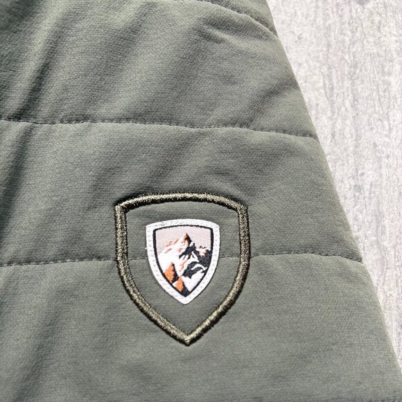 KUHL Projekt Firefly Insulated Quilted Hooded Puffer Jacket Green Size Medium - Picture 4 of 11